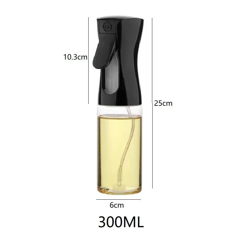 1pc 200ml/300ml Oil Spray Bottle Kitchen Cooking Olive Oil Dispenser Camping BBQ Baking Vinegar Soy Sauce Sprayer Containers