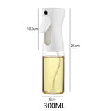 1pc 200ml/300ml Oil Spray Bottle Kitchen Cooking Olive Oil Dispenser Camping BBQ Baking Vinegar Soy Sauce Sprayer Containers